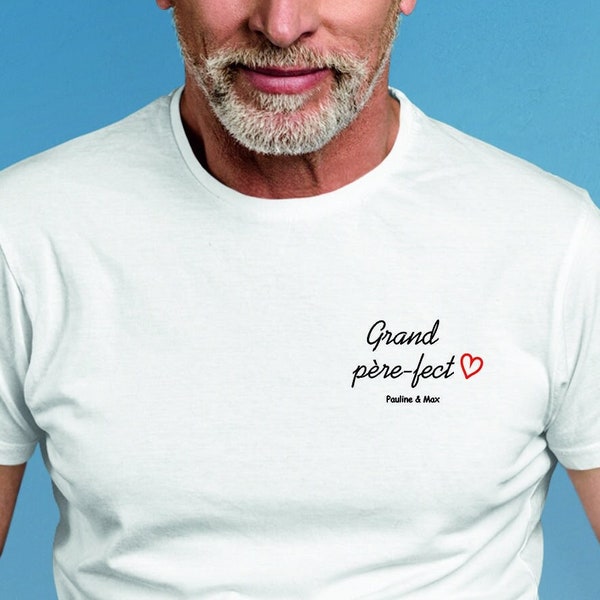 T-shirt personnalisé papy - Fêtes des grands pères - anniversaire papy