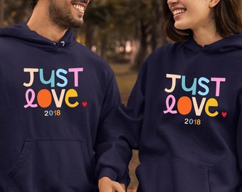 Personalized Valentine's Day sweatshirt - Valentine's Day gift - couple duo gift - personalized couple sweater - couple gift idea