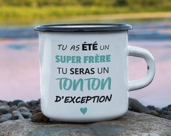 Mug vintage annonce grossesse ami / tonton