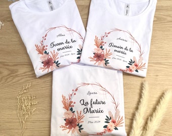 Personalized bachelorette party gift T-shirt/ Bride-to-be T-shirt/ Bride&#39;s team/ Bridesmaid