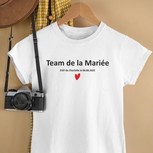 Personalized bridal team bachelorette party t-shirt