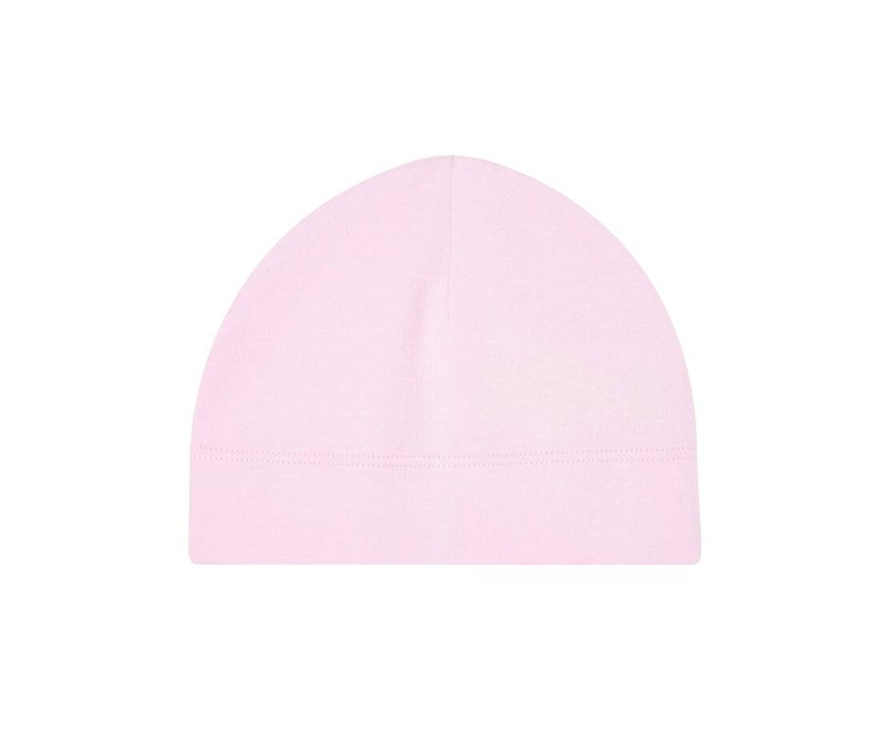 Personalized birth cap 100% cotton, 8 cup colors Rose claire