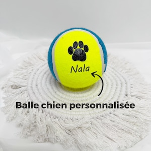 Personalized Dog Ball Name - Personalized Dog Toy, Personalized Dog Gift, Dog Christmas Gift, Dog Birthday