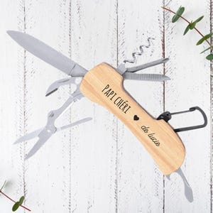 Personalized Swiss Army knife for grandpa - gift idea for grandfather&#39;s day, grandpa&#39;s birthday, grandpa&#39;s Christmas