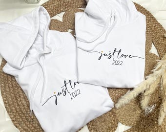 Personalized Valentine's Day Sweatshirt - Valentine's Gift - Couple Gift - Matching Customizable Couple Sweater - Romantic Gift