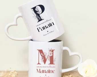 Personalized godmother mug, godfather gift, godmother gift, godmother birthday, godfather coffee mug, personalized godfather birthday