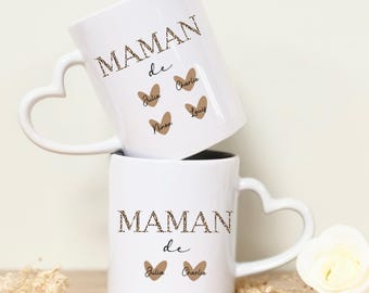 Taza personalizada para el Día de la Madre, regalo para mamá, cumpleaños de mamá, regalo de Navidad, taza para mamá, taza de café para mamá, patrón de leopardo