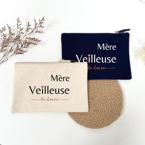 Personalized &quot;Mother-Nightlight&quot; pouch, Mother&#39;s Day, mom gift, personalized pencil case, birthday, Christmas, mom gift idea