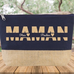 Large case to personalize MOM - Mother&#39;s Day - birthday - mom pouch