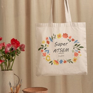 Personalized tote bag Atsem Maitresse