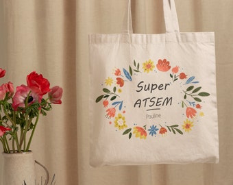 Personalized tote bag Atsem Maitresse