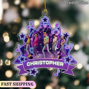 パーソナライズされたデーモンハンターのオーナメント、ハントリックスのクリスマスオーナメント、ボーイバンドのオーナメント、サジャボーイズのオーナメント、2025年のクリスマスオーナメント