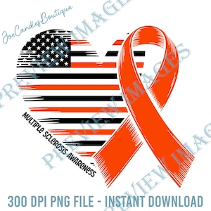 Multiple Sclerosis Awareness Png, Multiple Sclerosis Png, MS Awareness Png, MS Cancer Png, Orange Ribbon Cancer Shirt, Support Cancer Shirt