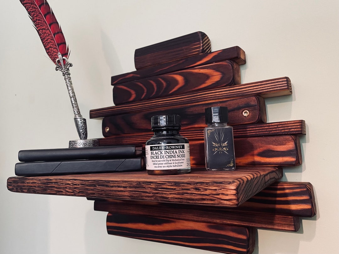 Handmade Wooden Shelf All Natural Rustic Redwood and Oak Etsy