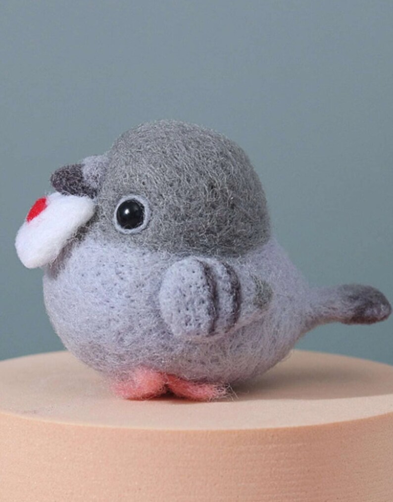 Pigeon Wool Felt Poke Material Kit Etsy