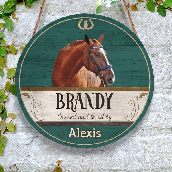 Horse Plaque Etsy