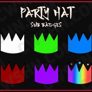 P2U Party Hat Sub Badges