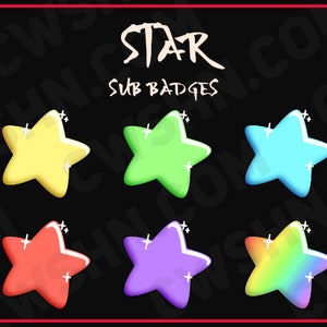 P2U Cute Stars Badges