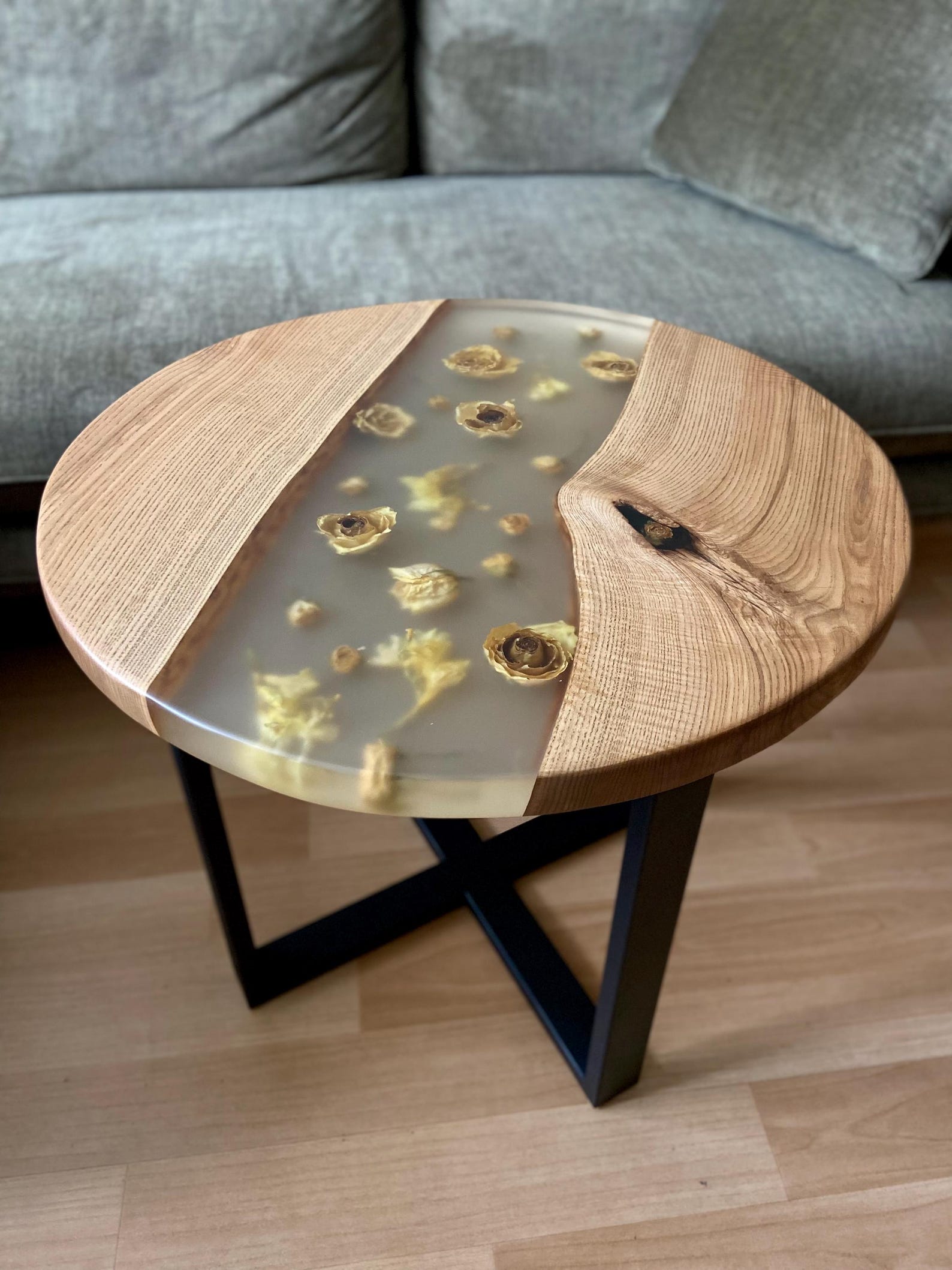 Custom Curve Coffee Table Modern Handcrafted Wooden Coffee Table With Curved Design for Stylish ...