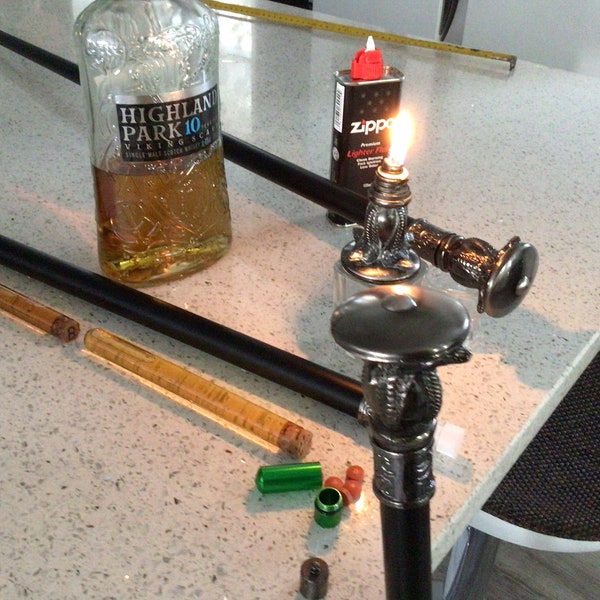 Flask Walking Stick Etsy UK