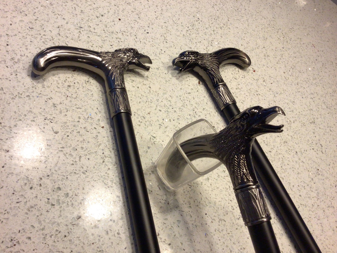 Walking Stick Eagle Head Handle Etsy UK