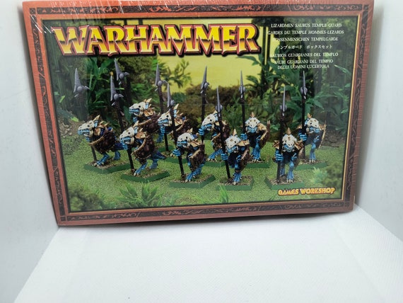 GW Warhammer Lizardmen Saurus Temple Guard, sealed box