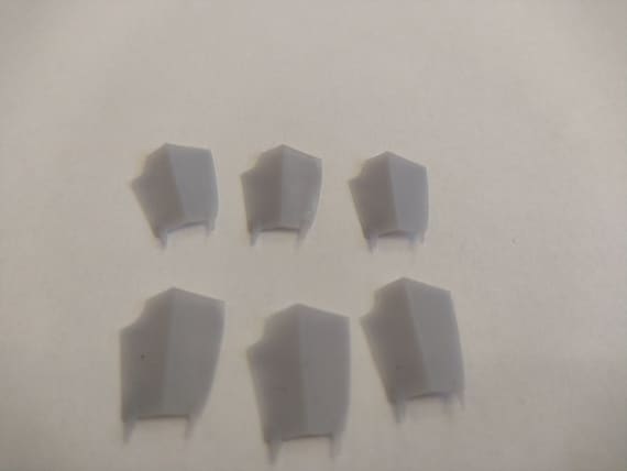 Isengard shields resin 6 pcs lotr mesbg 28mm