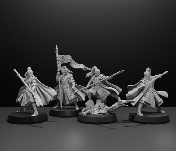 Wood elf guardians