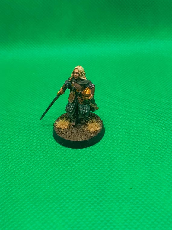 Armored Eowyn Metal Rohan Lord Of The Rings Painted