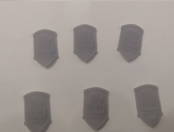 Dol amroth shields 6 pcs (28mm scale)