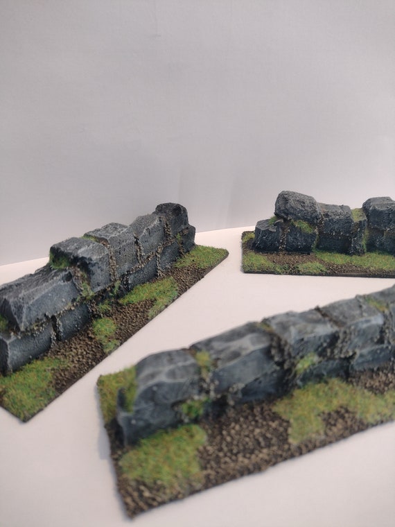 Wall scenery, obstacles 28mm scale