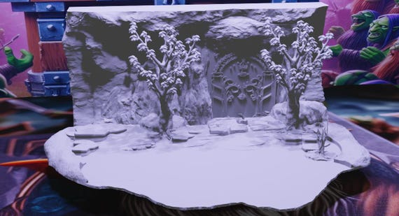 Doors of Durin Resin Diorama