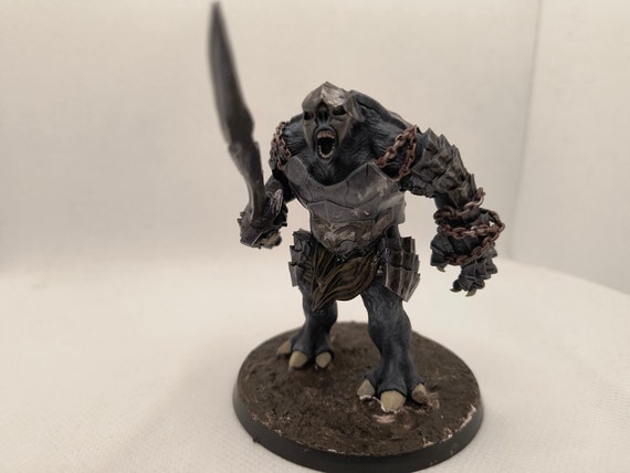 Mordor troll chieftain proxy resin