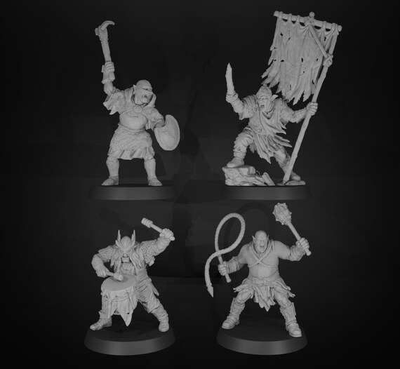 Orc Elite 4pcs resin