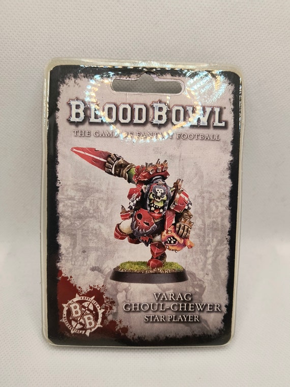 Blood Bowl Varag Ghoul-Chewer, Forge World Star Player, New & Sealed OOP