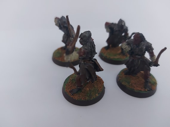 Lotr Uruk-Hai scouts metal Isengard Middle earth strategy battle game