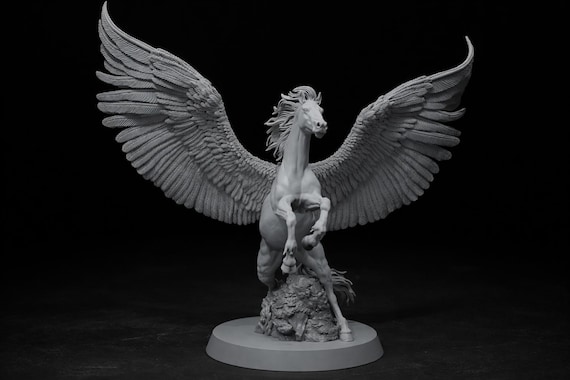 Pegasus – Fantasy Miniature, 40 mm Base