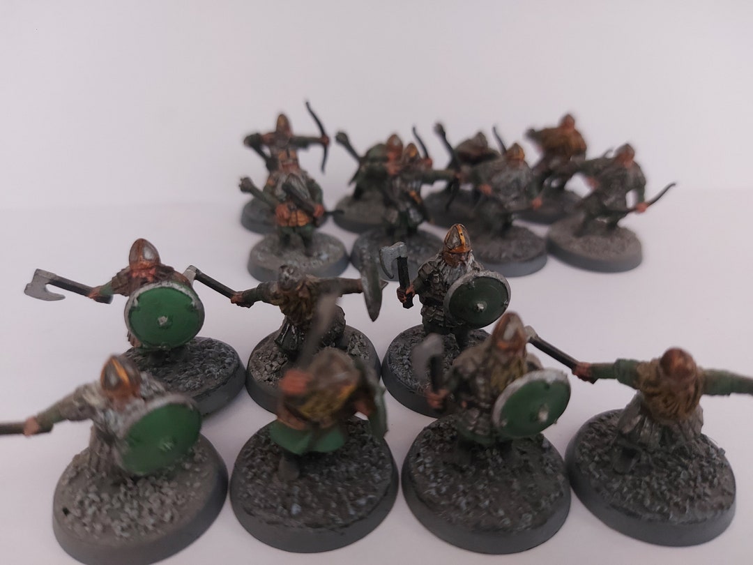 Dwarf Warriors Khazad Dhum 15 Metal Pcs Middle Earth Strategy Etsy