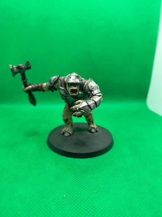 Mordor Troll Metal Lotr middle earth strategy battle game