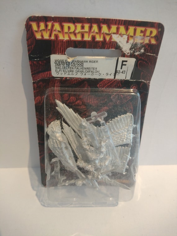 Wood elf Warhawk rider metal blister