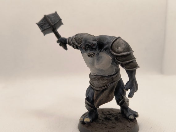 Cave troll version 3 resin proxy MESBG pro painted