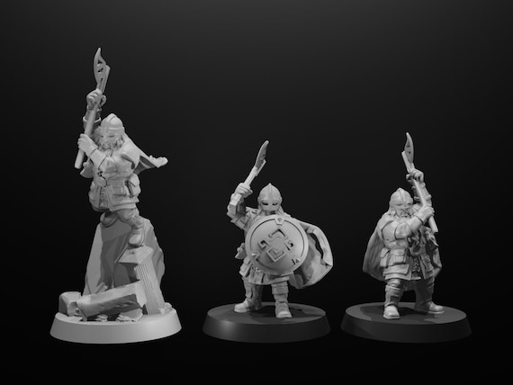 Dwarf Khazad Generals Resin 28mm