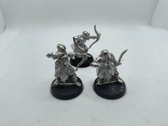 Lotr Uruk-Hai scouts metal Isengard Middle earth strategy battle game