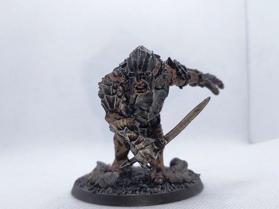 Troll chieftain Metal, Painted