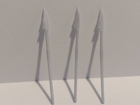 Orc Spears Resin 3 pcs