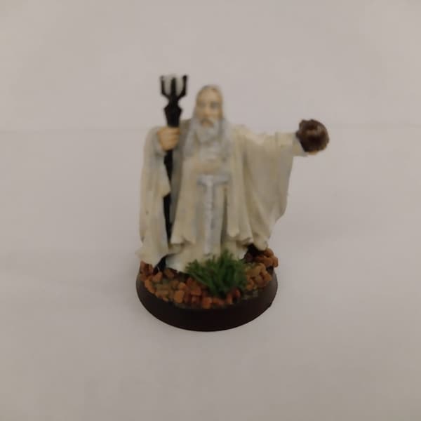 Saruman Palantir Metal Lotr middle earth strategy battle game