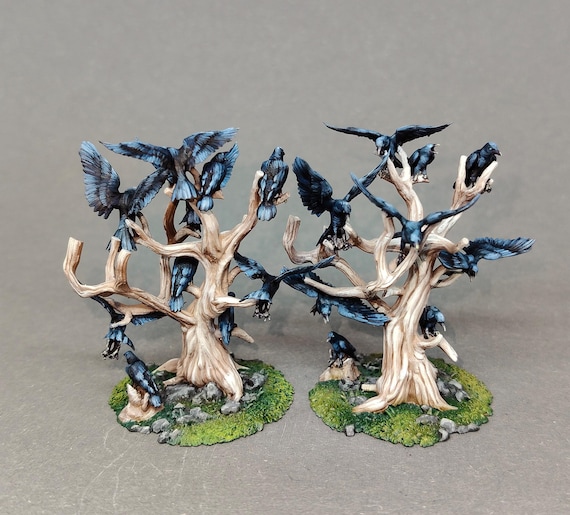 Black Crows – Dark Fantasy Miniature 4 pcs painted