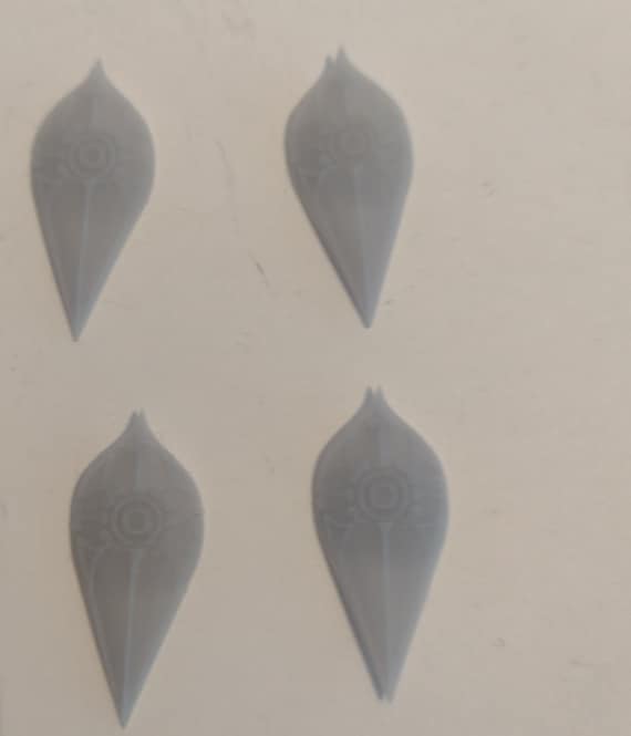 Forest Elves/Galadrhim Shields resin 4 pcs