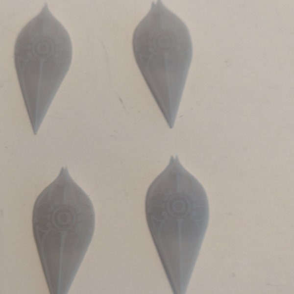 Forest Elves/Galadrhim Shields resin 4 pcs