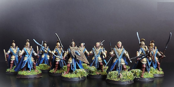 Noble Elf Squad Resin 11 pcs ( Unpainted)